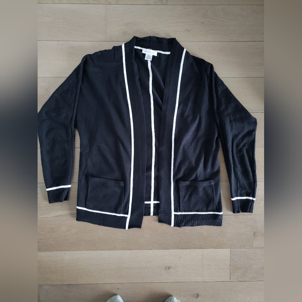 Black cardigan
